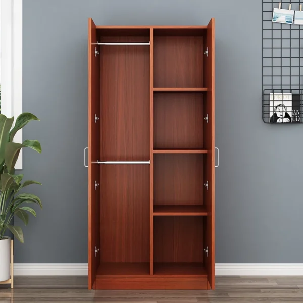 Organisateur de placard en bois moderne – Rangement vêtements pratique – Image 2
