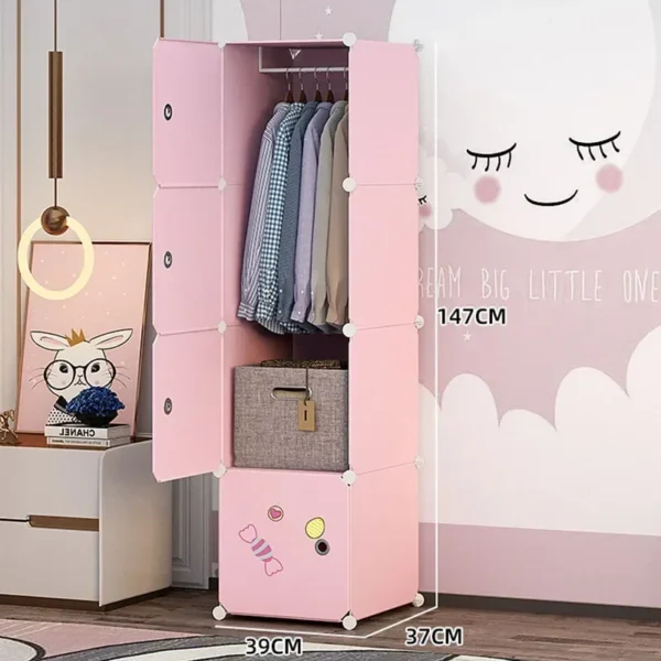 Placard de rangement enfant pas cher – Armoire modulable chambre – Image 6