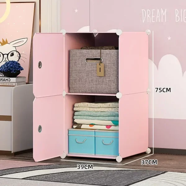 Placard de rangement enfant pas cher – Armoire modulable chambre – Image 4