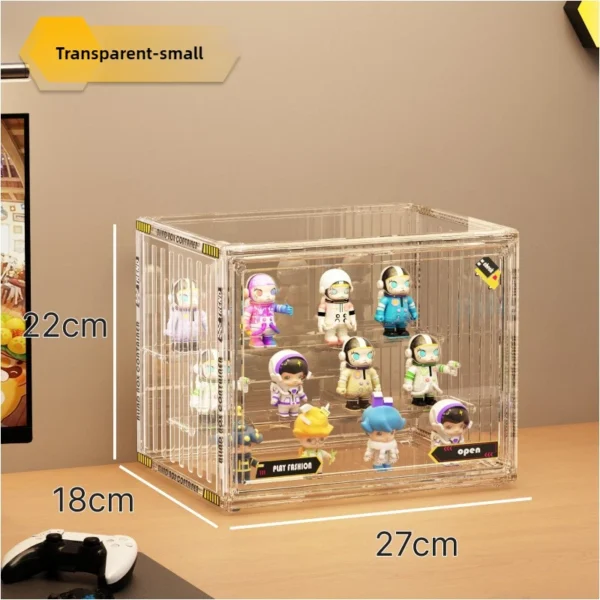 Présentoir acrylique 3 niveaux transparent pour figurines et bijoux – Image 6