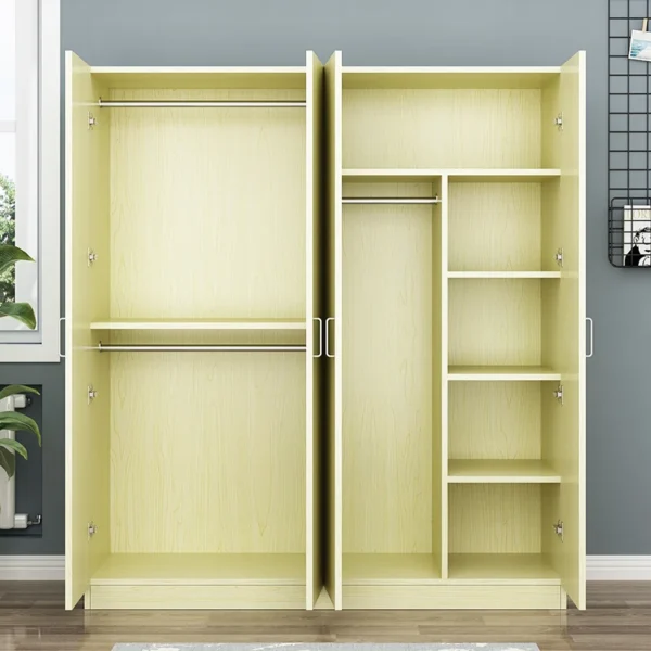 Organisateur de placard en bois moderne – Rangement vêtements pratique – Image 3