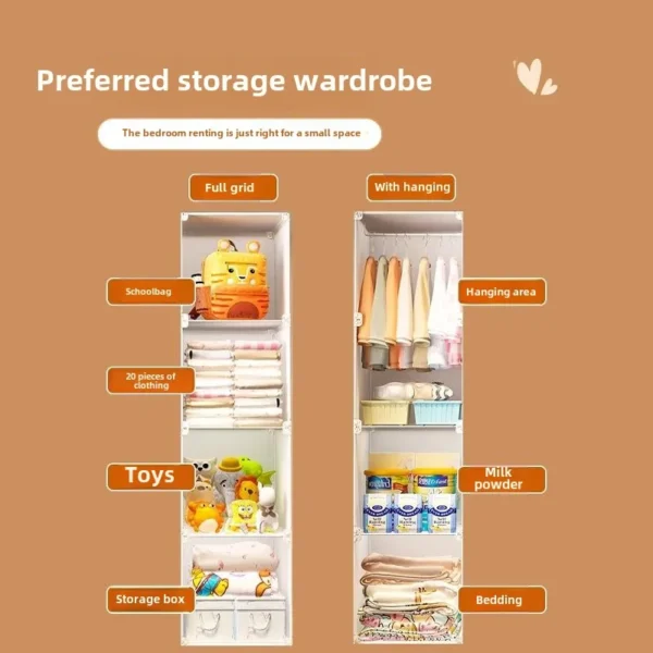 Organisateur vêtements bébé – Rangement placard et commode enfant – Image 5